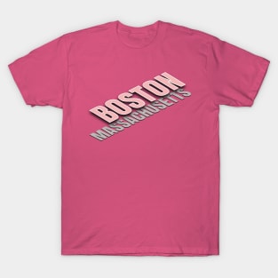 Boston Massachusetts T-Shirt